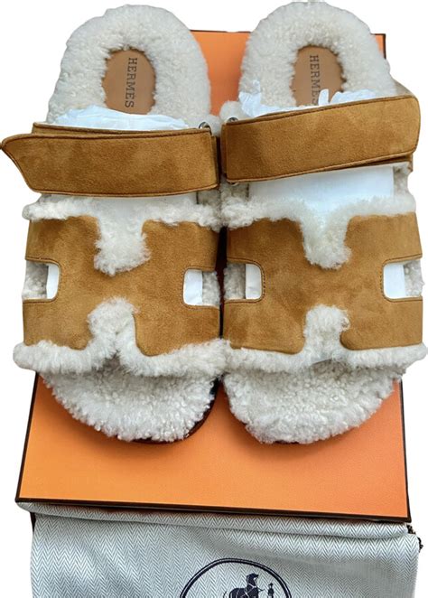 hermès chypre sandals shearling